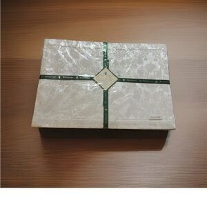 Elegant Gift Box with Green Ribbon